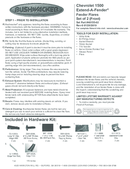 Installation Manual